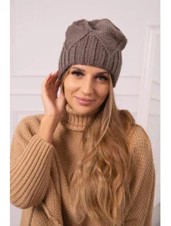 Dámska čiapka Liliana K375 cappuccino