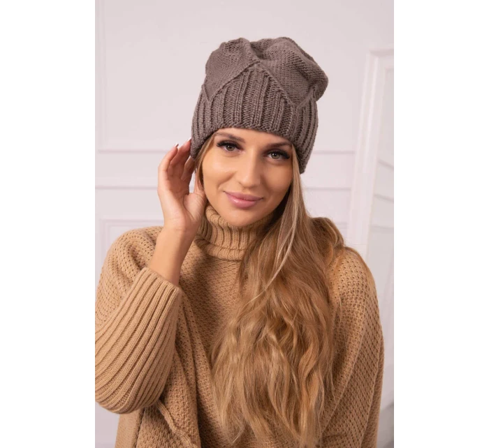 Dámska čiapka Liliana K375 cappuccino