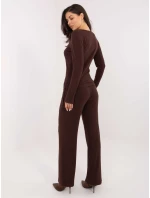 Jumper SM SW A1568.79 tmavohnedý