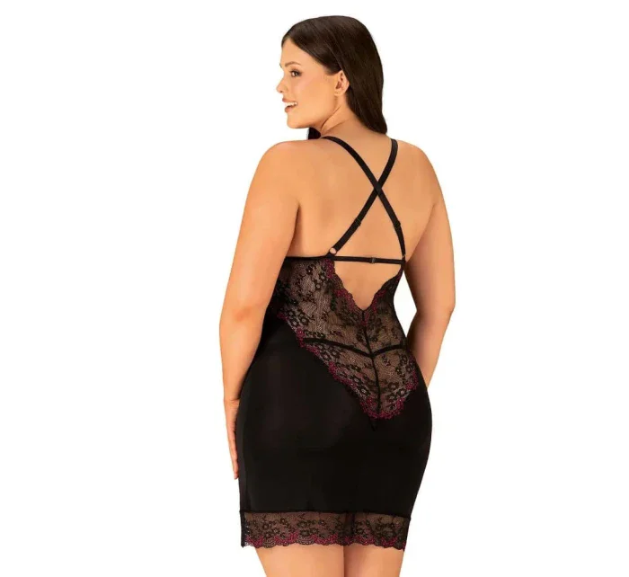 Rafinovaná košieľka Vanessme chemise 2XL/3XL - Obsessive