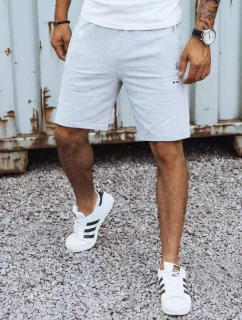 FashionStreet pánske svetlosivé šortky SX2186