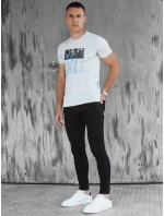 Pánské šedé tričko model 21975959 - Dstreet