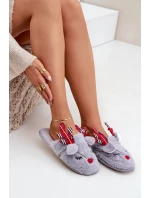 Vánoční Pantofle S Šedé model 21680787 - Boto Vánoční Pantofle S Šedé model 21680787 - Boto