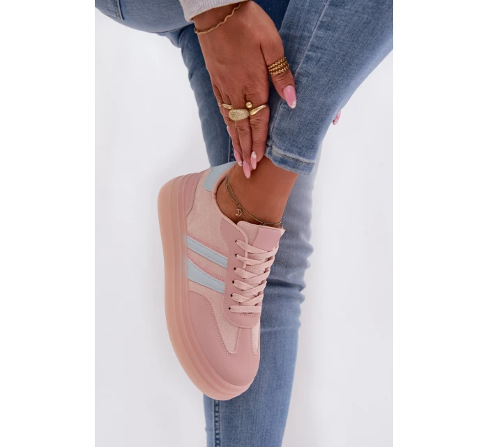 Dámské tenisky na platformě Růžové Galleria Dámské tenisky na platformě Růžové Galleria