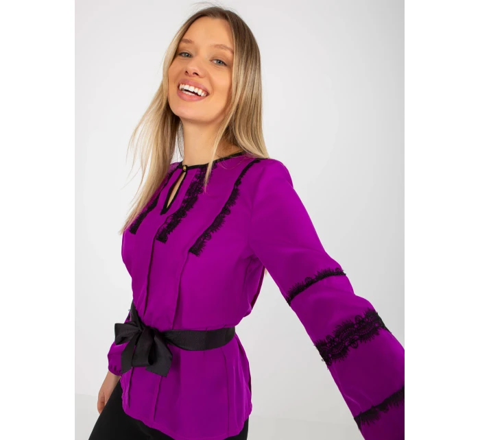 Dámska blúzka LK BZ 506122.35x fialová - FPrice