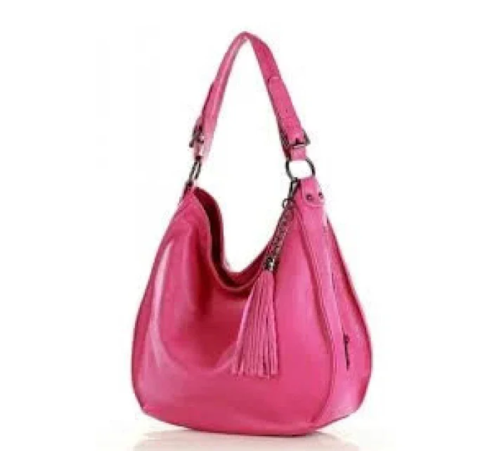 Dámska prírodné kožená taška model 146597 - Mazzini