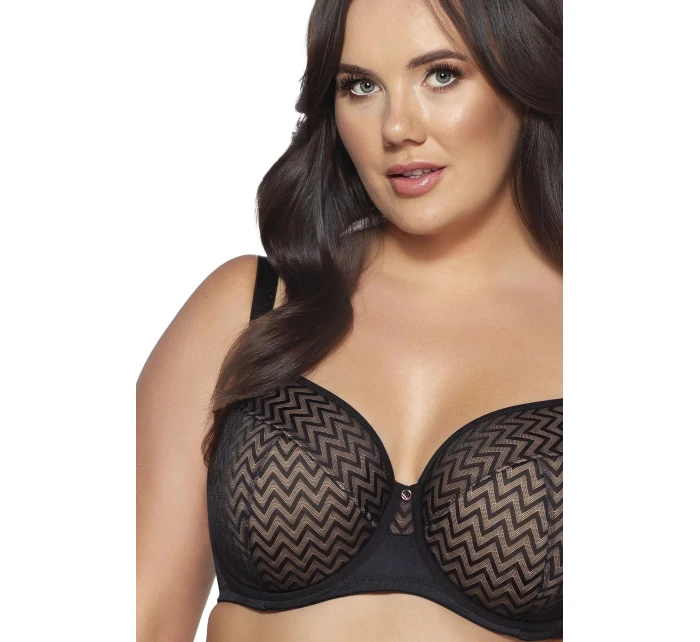 Dámská podprsenka 2102 model 20151946 black - Ava Dámská podprsenka 2102 model 20151946 black - Ava