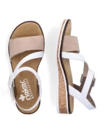 Pohodlné kombinované sandále Rieker W RKR678