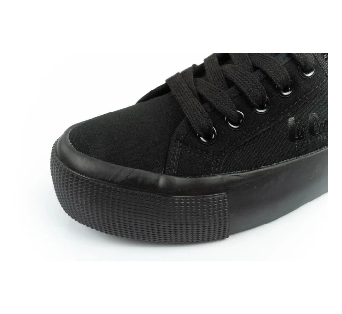 Lee Cooper Dámske športové tenisky Textilná platforma Black Women's