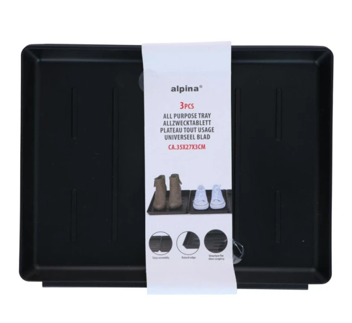 ODKAPÁVAČ NA TOPÁNKY DRŽIAK NA KVETY MISKA PRE DOMÁCE ZVIERATÁ ČIERNA 3 KS