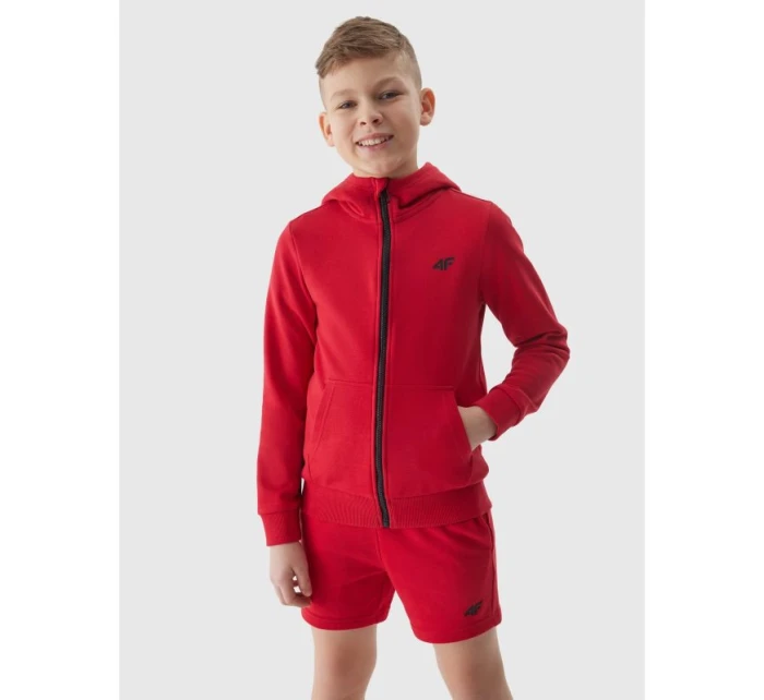Chlapčenská mikina na zips s kapucňou 4F Junior Chlapčenská mikina na zips s kapucňou 4F Junior