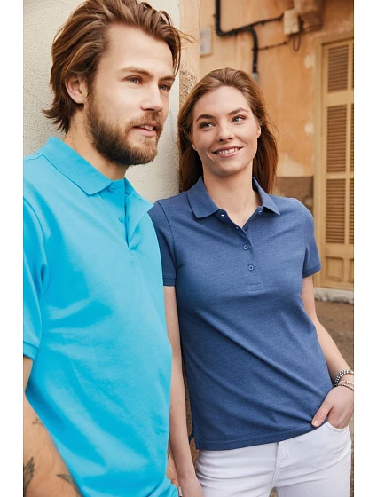 Pánské piqué polo z bio bavlny 02. red model 22437841 - Daiber Pánské piqué polo z bio bavlny 02. red model 22437841 - Daiber