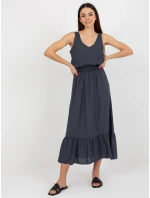 Dámske šaty D73761R30391A tmavo modré - FPrice