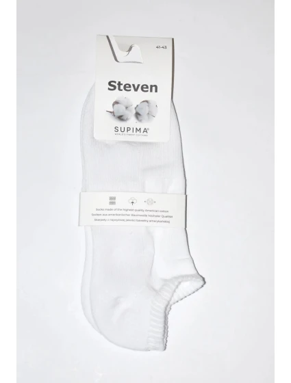 Pánske ponožky Supima art.157 White - Steven Pánske ponožky Supima art.157 White - Steven