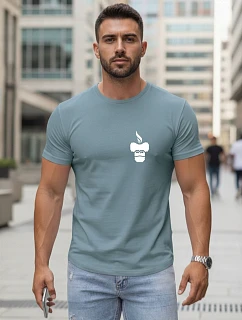 Tshirt męski z nadrukiem  model 22157000 - FashionStreet