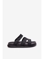 Gumové dámské pantofle s páskem černé model 21702656 - Boto