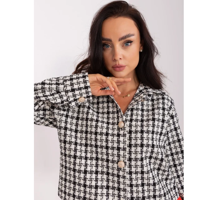 Bunda LK KR 509432.27 čiernobielych Bunda LK KR 509432.27 čiernobielych