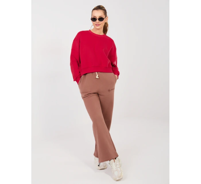 Tepláky NS DR NS26101.12 hnedé