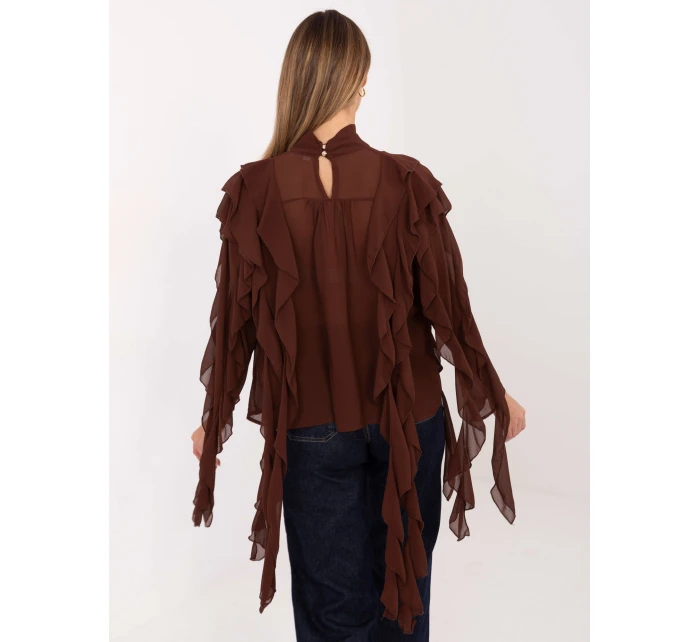 Blúzka PM BZ J1005.25 hnedá Blúzka PM BZ J1005.25 hnedá