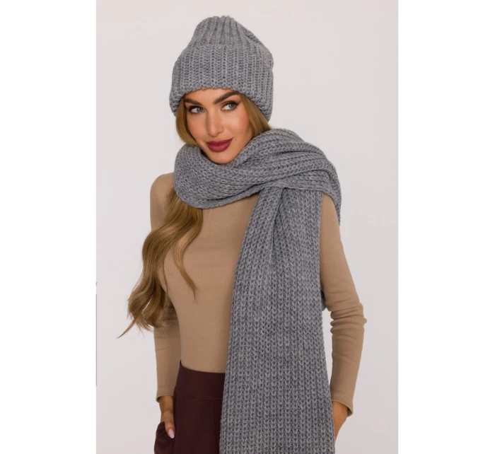 M895 Rebrovaná čiapka - sivá M895 Rebrovaná čiapka - sivá