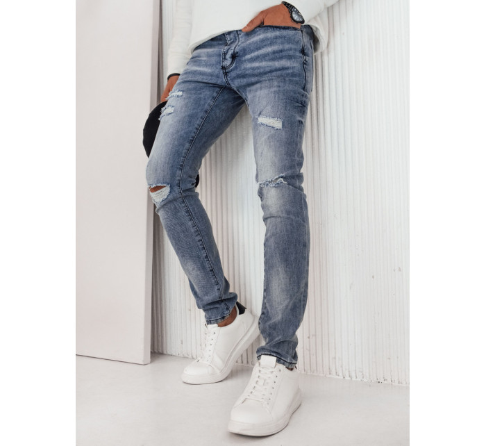 Pánske modré džínsové nohavice Dstreet UX4232