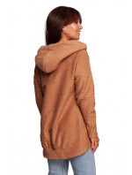 Dámsky sveter s kapucňou B249 - BE