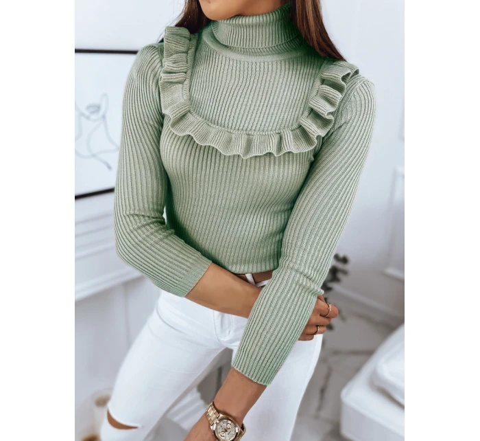 Dámský svetr NOAH světle zelený Dstreet model 21964182 - FashionStreet