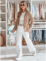 Dámska bunda do pása MARABELL beige FashionStreet PY0127