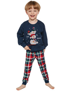 Chlapčenské pyžamo 593/154 Snowman 2 - CORNETTE