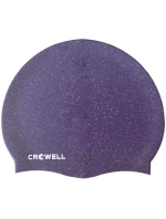 Crowell Recyklácia Pearl silikónová plavecká čiapka fialová farba 4 Crowell Recyklácia Pearl silikónová plavecká čiapka fialová farba 4