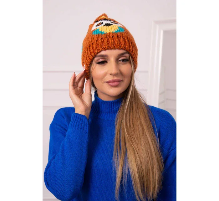 Dámska čiapka Ofelia K349 červená