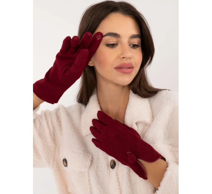 Rukavice AT RK 23903.55 bordové