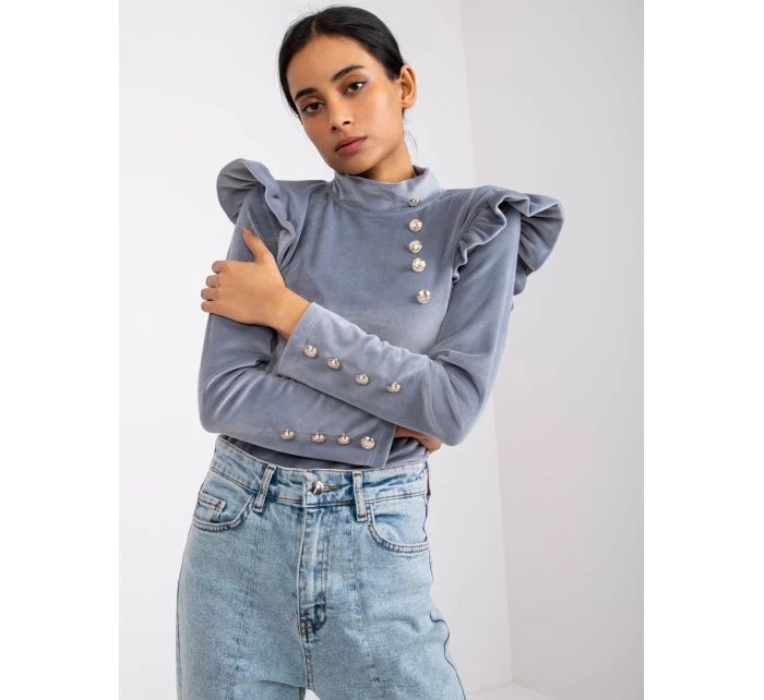 Halenka DHJ BZ model 17087084 šedá - FPrice Halenka DHJ BZ model 17087084 šedá - FPrice