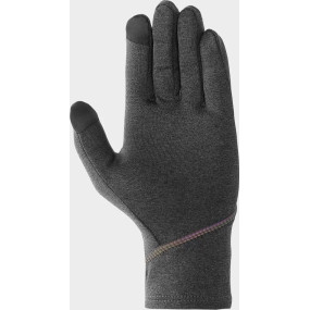 Unisex rukavice 4F H4Z22-REU009 sivé