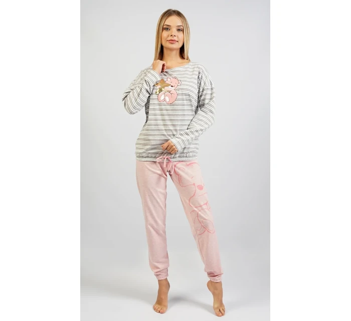 Dámske pyžamo dlhé Méďa s hviezdou