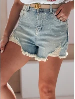 Dámské džínové šortky se zirkony A STAR modré Dstreet model 21987647 - FashionStreet
