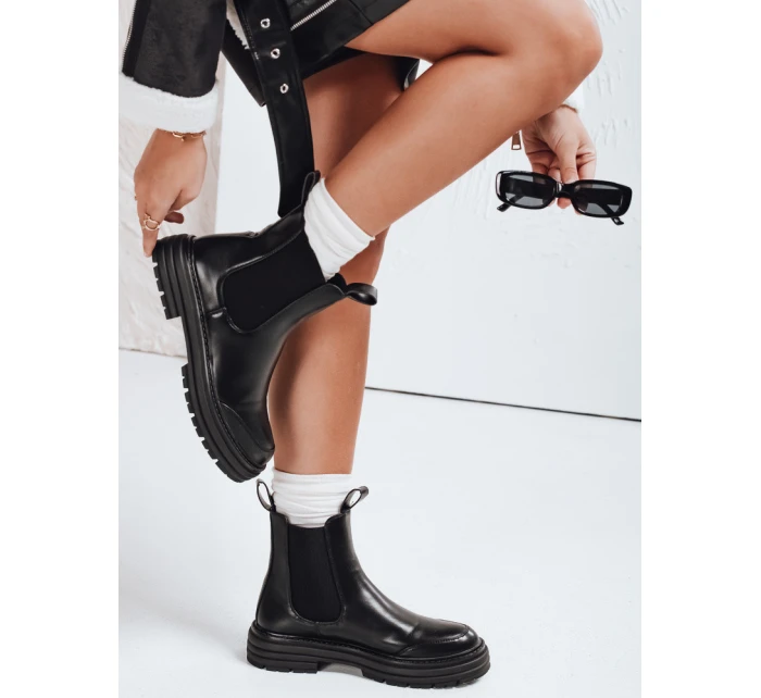 dámské kozačky na platformě černé model 21991967 - Dstreet