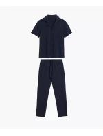 model 20905101 pyžamo kr/r S2XL pánské pyžamo na zip - Atlantic model 20905101 pyžamo kr/r S2XL pánské pyžamo na zip - Atlantic