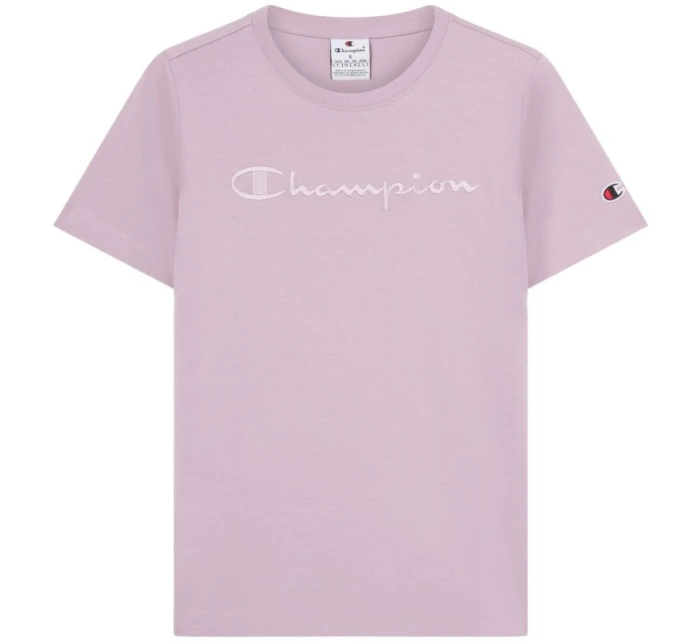 Champion dámske tričko SS Tee pink 118382 VS100