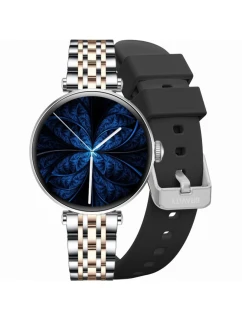 Chytré hodinky Silver Rose Gold Black 2 Strap model 21807439 - Gravity