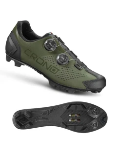 buty MTB model 21845191 zielone 45 kompozyt - Crono