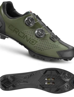 buty MTB model 21845191 zielone 45 kompozyt - Crono