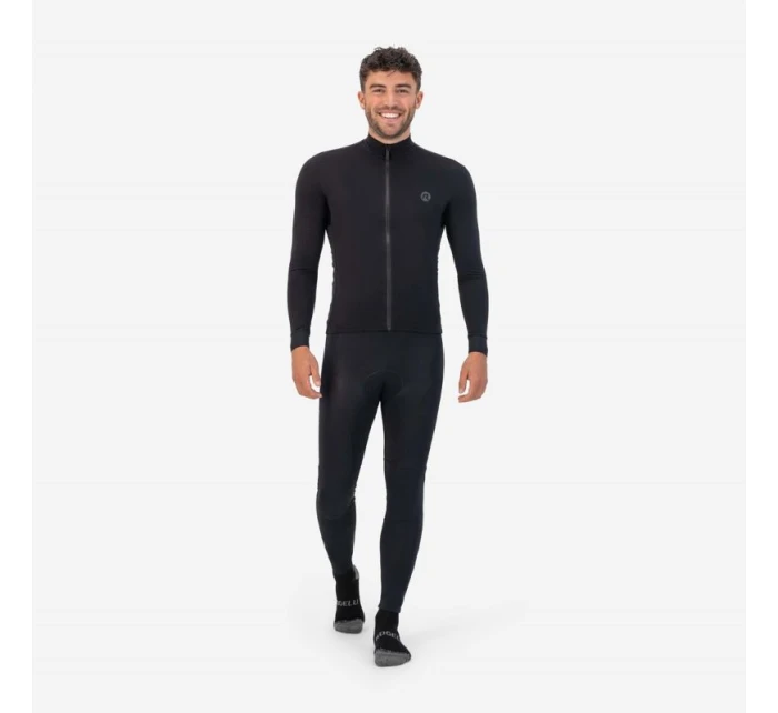 Rogelli dres s dlhým rukávom DISTANCE čierny M