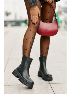 Kotníkové Boty Zateplené Na Zip model 21677751 Černé - S.Barski