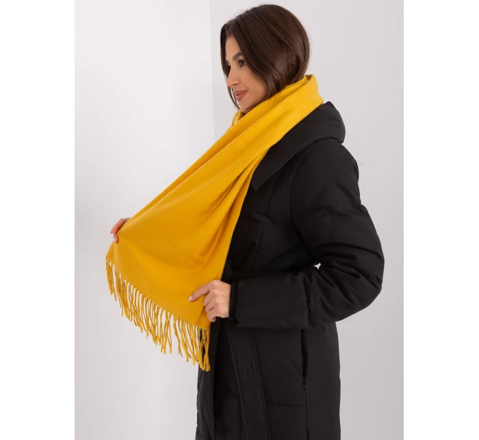 Szalik AT SZ model 18970060 ciemny żółty - FPrice Szalik AT SZ model 18970060 ciemny żółty - FPrice