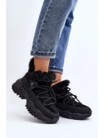 Dámské Trapper Boty S Kožešinou Černé model 20042290 - Kesi Dámské Trapper Boty S Kožešinou Černé model 20042290 - Kesi