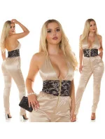 Sexy kombinéza model 21142540 se šněrováním - Koucla