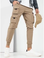 Pánske bojové nohavice béžové FashionStreet UX4157 Pánske bojové nohavice béžové FashionStreet UX4157