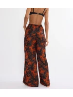 Summer Satin Trousers - BROWN - TRIUMPH BROWN - TRIUMPH Summer Satin Trousers - BROWN - TRIUMPH BROWN - TRIUMPH