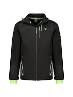 Geographical Norway Pánska softshellová bunda Trelino Black-Green Db Men 0124 black / green (WZ8556H/GN-Black / Green)